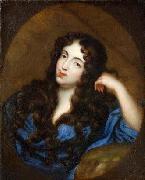 Portrait of Marie Casimire d'Arquien as the Penitent Magdalene. unknow artist